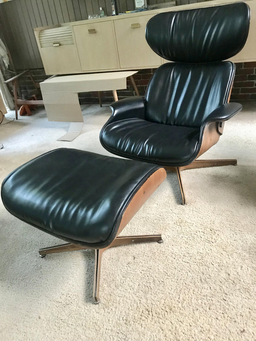 Plycraft Mr. Chair Lounge Chair and Ottoman Vintage, Excellent