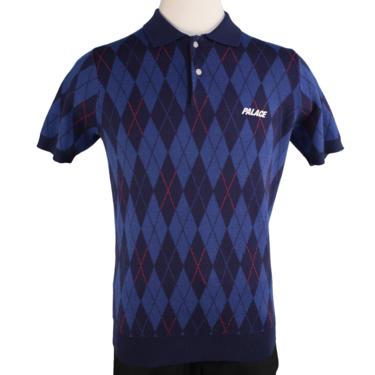 Palace Pargyle Knit Blue Shirt