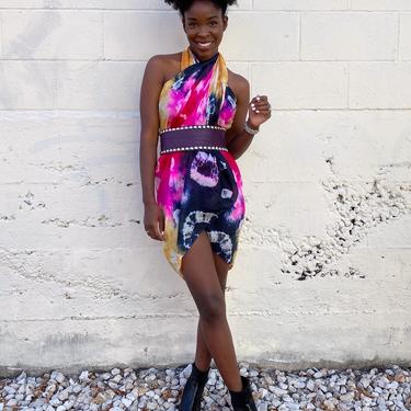 Silk Tie Dye Scarf