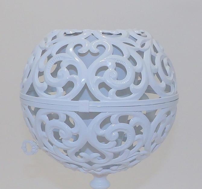 Bedside Lamp Nightstand Lamp Small Reading Light Gloss White Vintage Lighting Mid Century Decor Geometric Round Shade By Makingmidcenturymod From Making Mid Century Mod Of San Francisco Ca Attic