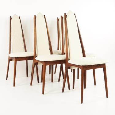 Adrian Pearsall for Craft Associates Dining Chairs - Set of 6 - mcm 