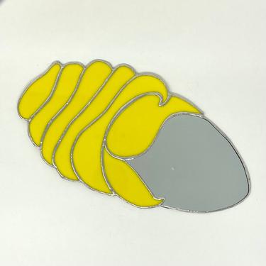Queen Bee Stained Glass Wall Mirror | Handmade Hanging Mirror | Bold Modern Feminist Womxn | Retro Vintage Style | Drag Queen Beautiful 