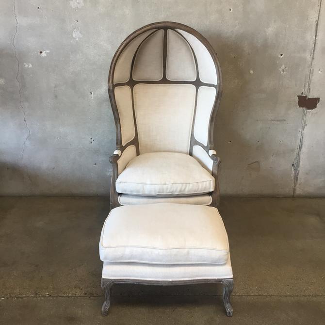 Original Restoration Hardware Versailles Chair Ottoman Urban Americana Long Beach CA