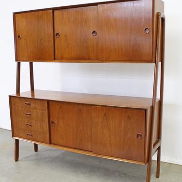 Danish Modern Gunni Omann Model 3 Two-Tier Teak Credenza 