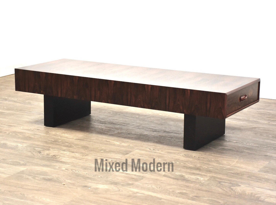 Brazilian Rosewood Coffee Table Mixed Modern Nashua, NH