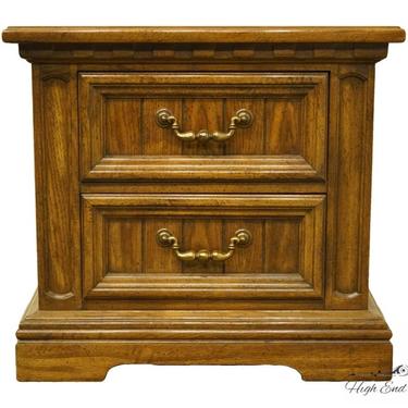 Dixie Furniture Italian Provincial 26" Two Drawer Nightstand / Commode 588-621 