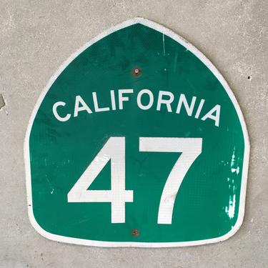 CA 47 Highway Sign