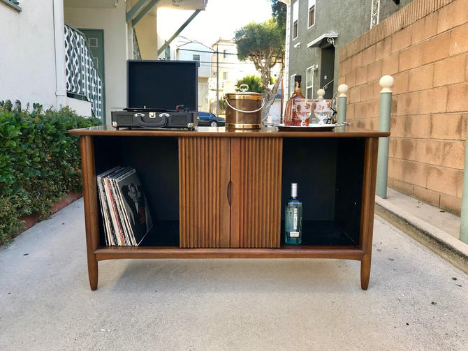 Mid Century Modern Credenza Media Stand Record Player Stand By