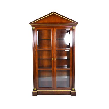 Fine Vintage Baker Furniture Neoclassical Empire Style Curio China Cabinet 
