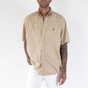 Vintage 90s Green Polo Ralph Lauren Blake Shirt - Large