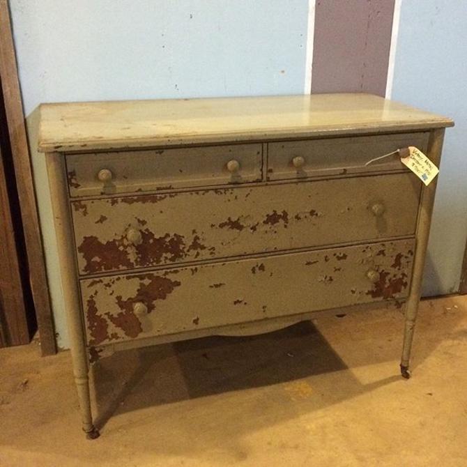 Vintage Metal Dresser C 1930 From Community Forklift Of Edmonston