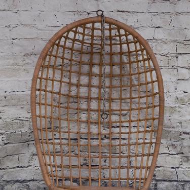 SHIPPING NOT FREE!! Vintage Bamboo Hanging Chair with hook 
