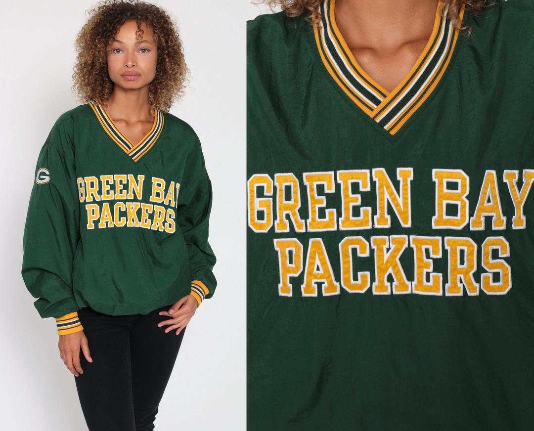 90s Green Bay Packers Champion NFL Football Jacket Extra Large