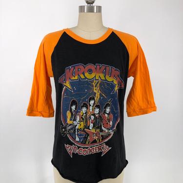 70s KROKUS band T shirt size M / vintage | Ritual Vintage - Little