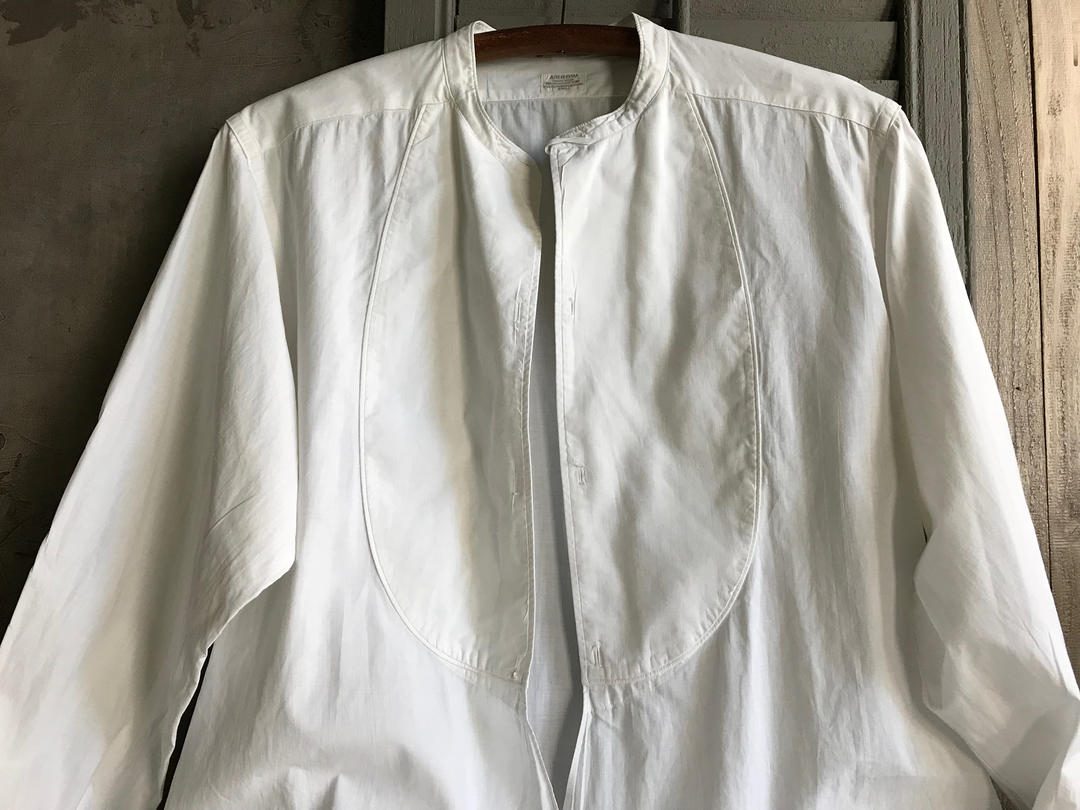 Antique Mens Formal White Dress Shirt, French Cuff, by Arrow, | Jan's ...