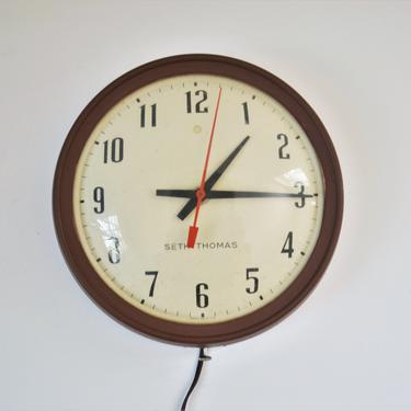 Seth Thomas vintage 1950s sale MCM Wall Clock