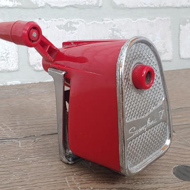 Vintage Red Swingline Pencil Sharpener 