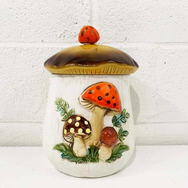 Vintage Frog Large Ceramic Canister Cookie Jar 10 Japan