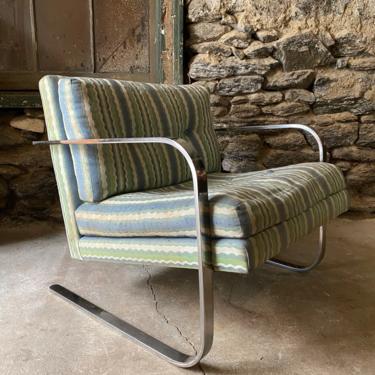 Mid century modern club chair Baughman cantilevered chair modern lounge chair 