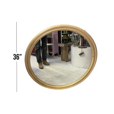 Ivory Colored Circle Mirror 36”