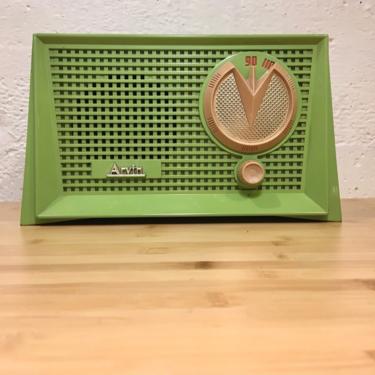 Gorgeous Green 1955 Arvin AM Radio, Elec Restored Model 951T, Mid Century Modern 