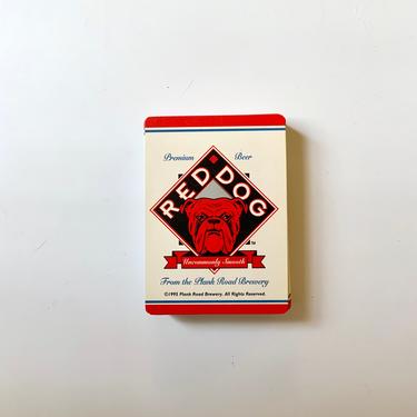 Red Dog Beer Playing Cards- Plank Road Brewery- Milwaukee, WI 