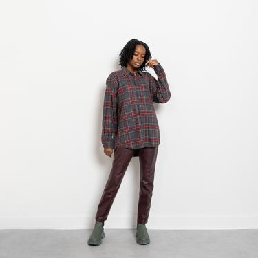 Pendleton WOOL PLAID COLLARED shirt oversize Workwear unisex Fall Winter vintage / Medium Large 