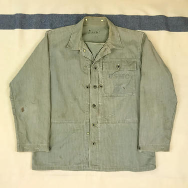 Size M Vintage 1940s Men's USMC P-44 HBT Combat | Briar Vintage