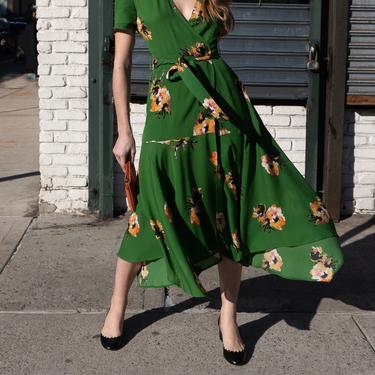 Alc green 2025 floral dress