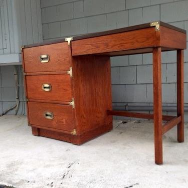 Midcentury Hollywood Drexel Campaign Desk