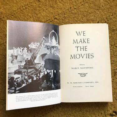 Vintage We Make the Movies book | 30s Filmmaking Old Hollywood Movies by blindcatvintage