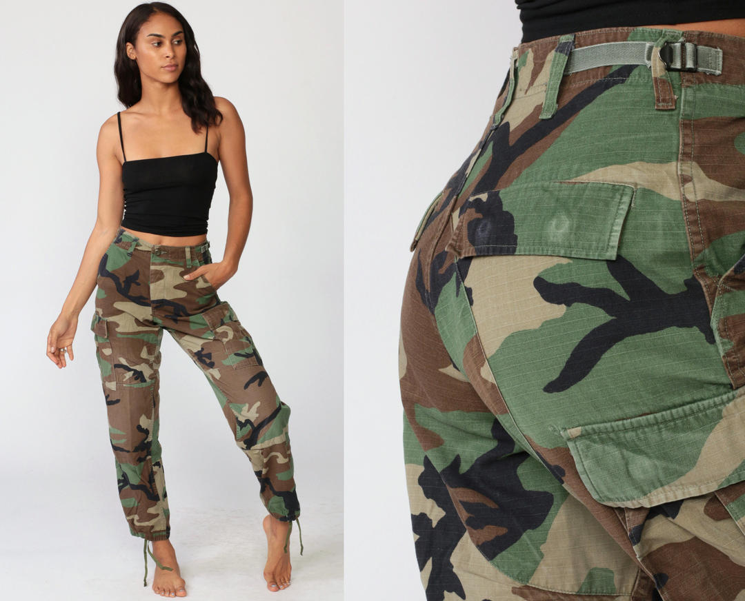 Vintage 90s Camo Army Pants (S/M) – FYRE VINTAGE