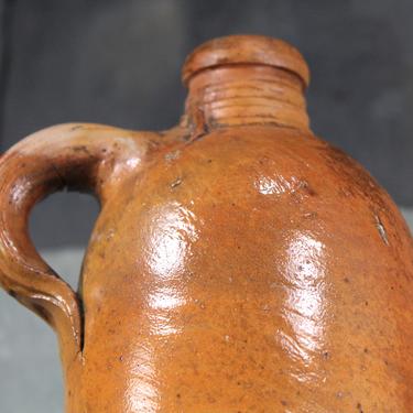 ANTIQUE 1800's Herzogthum Nassau German Clay Stoneware Mineral Water Bottle - Stoneware Jug, Clay Bottle | FREE SHIPPING 