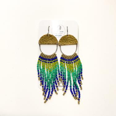 Surf's Up Ombre Beaded Earrings