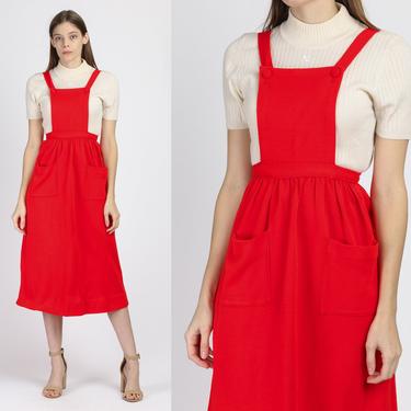 open lace back dress Women's Rust Pinafore Dress Rust / Xs