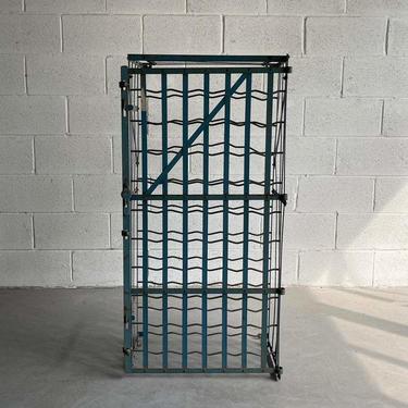 French Industrial 50 Bottle Wine Rack By Rigidex