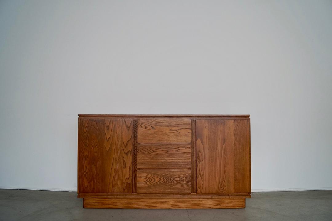 Midcentury Modern / Art Deco Sideboard Buffet in Solid Ash