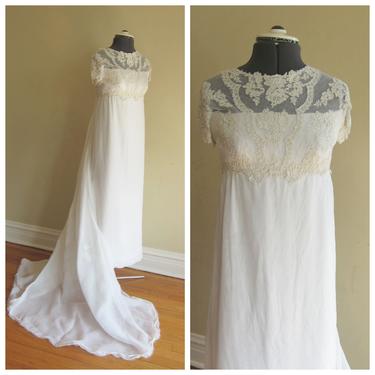 1960s Wedding Dress / 60s Bridal Gown / Wedding Dress + | RareJule Vintage  - Chicago, IL | ATTIC