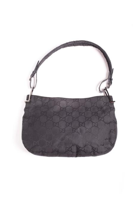 GUCCI Y2K Canvas Monogram Hobo Shoulder Bag GG with | Backroom