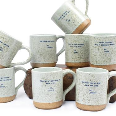 Inspiration Mug Gift | Quote Mug Gift | Gloria | Jimi | Freddie | Willie | Louis | David | Johnny | Jerry 