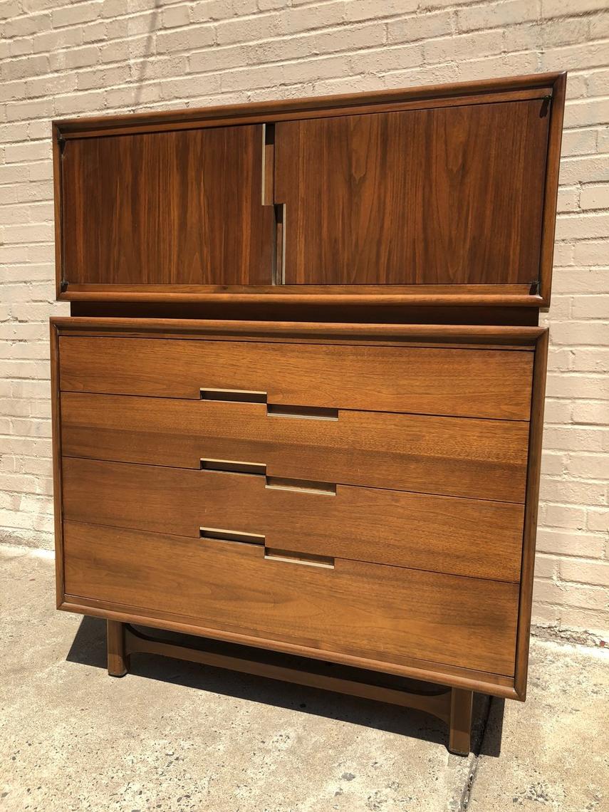 Cavalier highboy dresser Midcentury Furniture Warehouse of