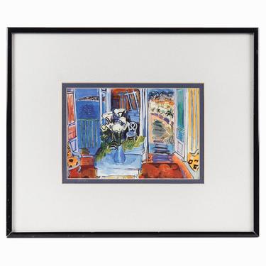 Raoul Dufy Open Window at Saint-Jeannet Print 