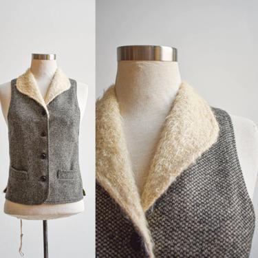 Antique Wool Tweed Vest 