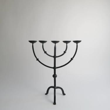 Black Metal Candelabra 