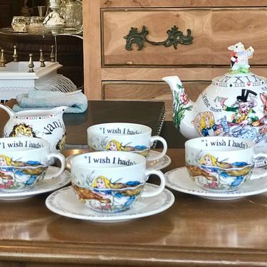 Alice In Wonderland's Tea Party Tea Set by Paul Cardew Demitasse