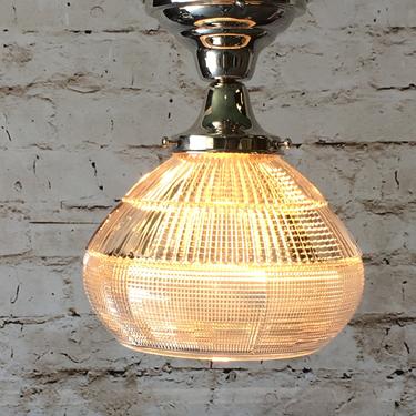1930s Art Deco Holophane Light #1848   SHIPPING INCLUDED 