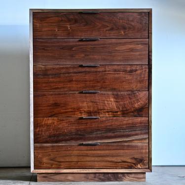 Modern Walnut Dresser 