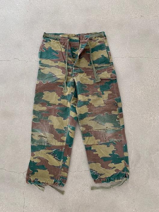 人気沸騰】 50s BELGIAN ARMY - JIGSAW CAMO PANTS | kyocanoco.co.jp