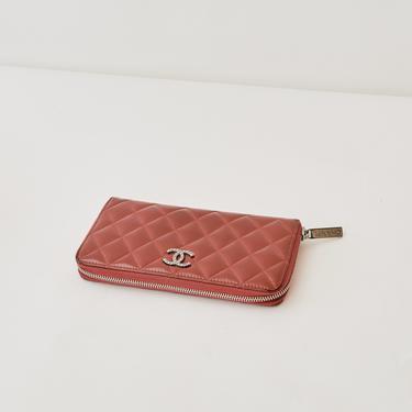 Chanel Patent Leather Quilted Wallet