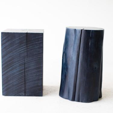 Stump Table - Denim Blue 